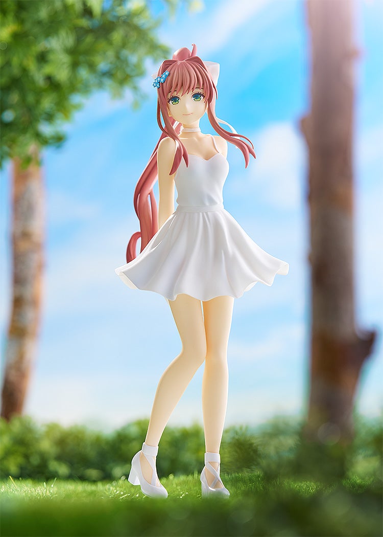 Doki Doki Literature Club! POP UP PARADE "Monika" (White Dress Ver.)-Good Smile Company-Ace Cards & Collectibles