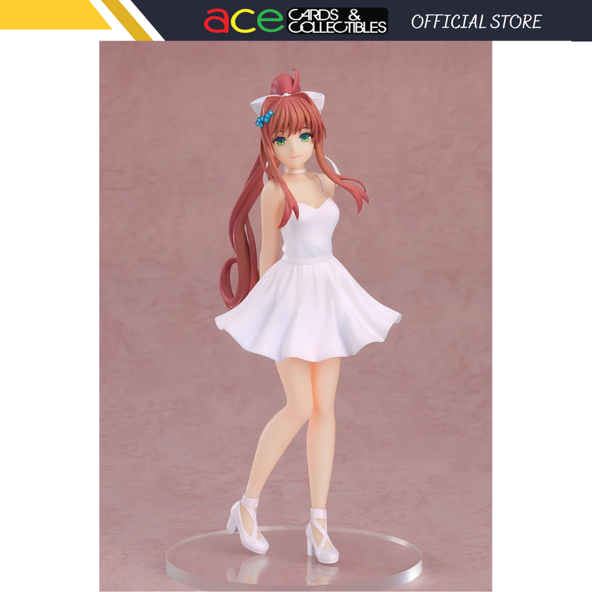 Doki Doki Literature Club! POP UP PARADE "Monika" (White Dress Ver.)-Good Smile Company-Ace Cards & Collectibles