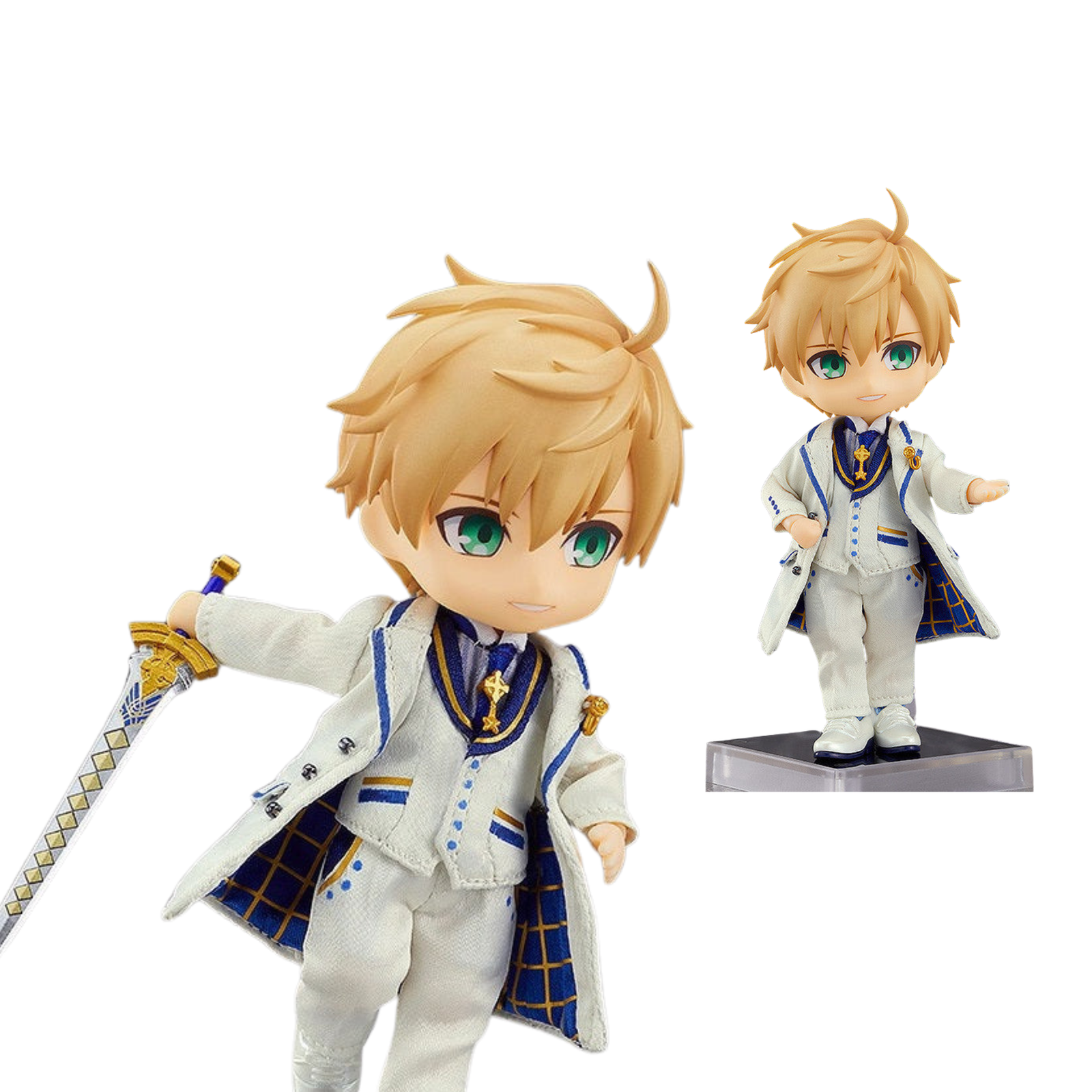 Fate/Grand Order Nendoroid Doll "Saber/Arthur Pendragon" (Prototype): Costume Dress (White Rose Ver.)-Good Smile Company-Ace Cards & Collectibles