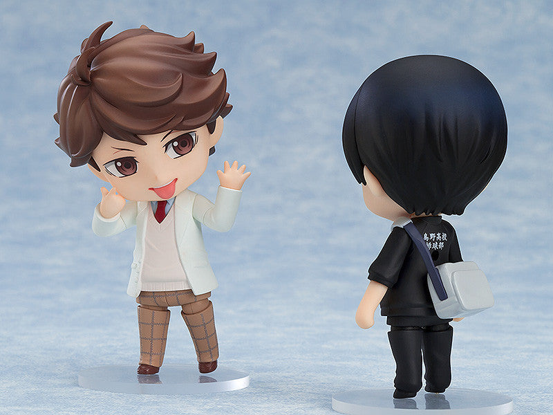 Haikyu!! Nendoroid [889] &quot;Oikawa&quot; (School Uniform Ver.)-Good Smile Company-Ace Cards &amp; Collectibles