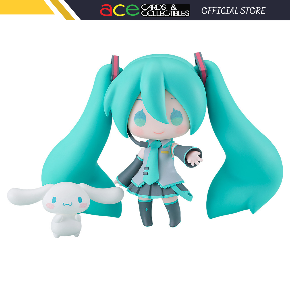 Hatsune Miku Nendoroid [2306] &quot;Hatsune Miku&quot; (Cinnamoroll Collaboration Ver.)-Good Smile Company-Ace Cards &amp; Collectibles