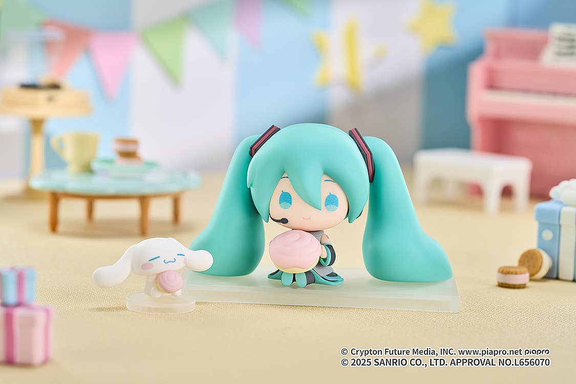 Hatsune Miku x Cinnamoroll Collectible Figure (Set of 5pcs)-Good Smile Company-Ace Cards & Collectibles
