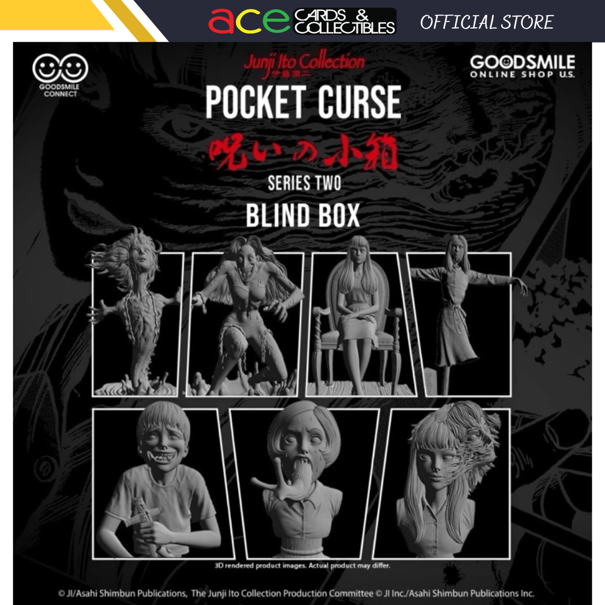 Junji Ito's Pocket Curse Series Two Blind Box-Single Box (Random)-Good Smile Company-Ace Cards & Collectibles