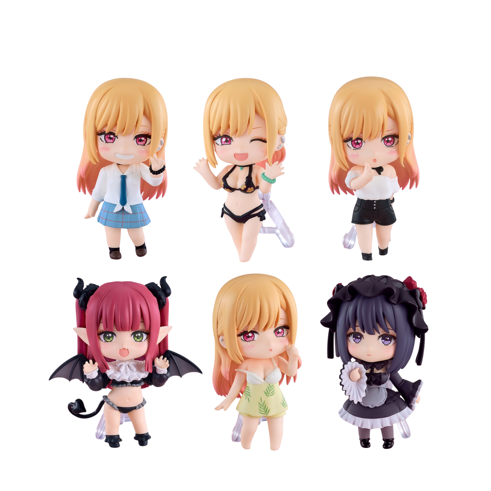 My Dress-Up Darling Nendoroid “Surprise Marin Kitagawa Collection” (Set of 6)-Good Smile Company-Ace Cards & Collectibles