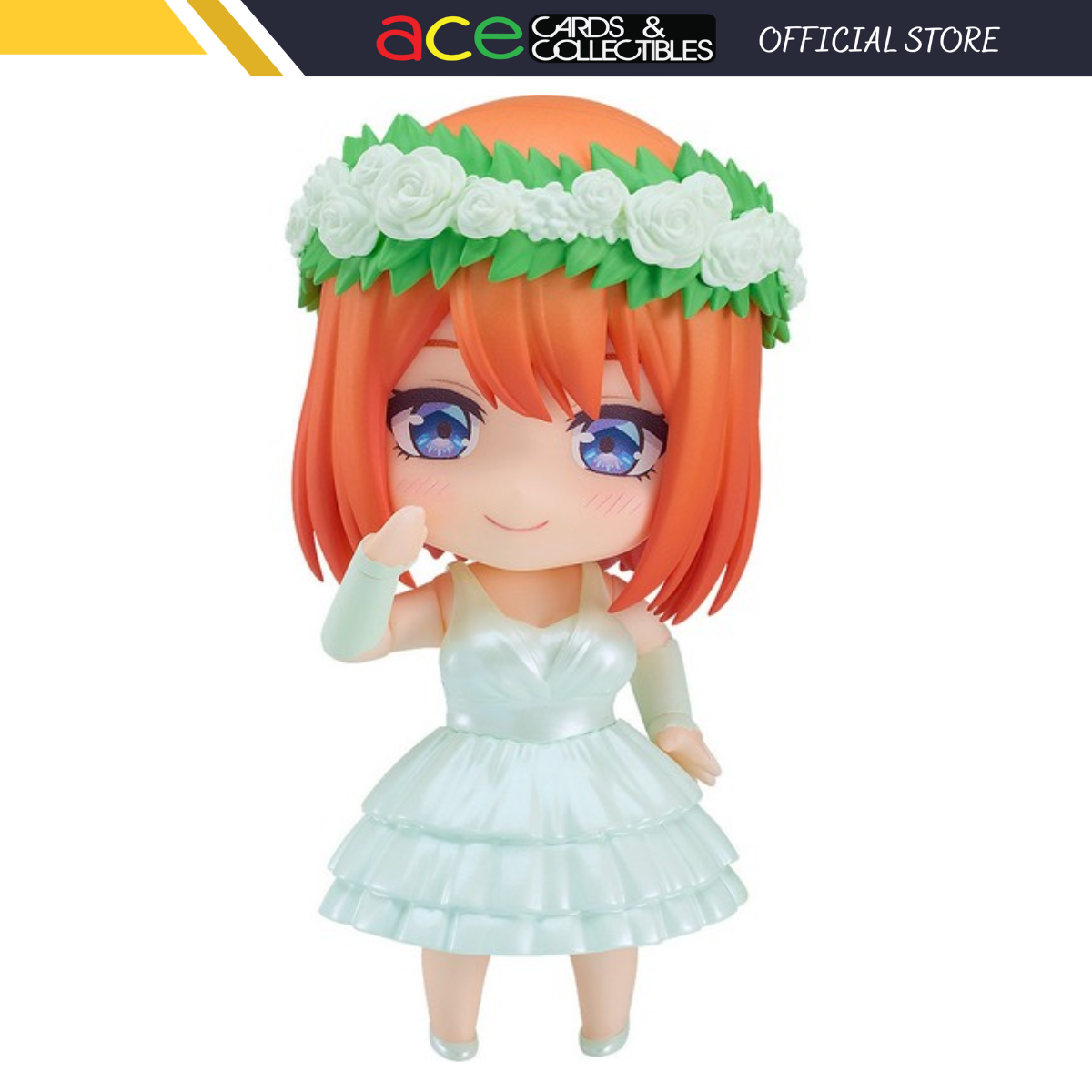 The Quintessential Quintuplets Nendoroid [2302] &quot;Yotsuba Nakano&quot; (Wedding Dress Ver.)-Good Smile Company-Ace Cards &amp; Collectibles