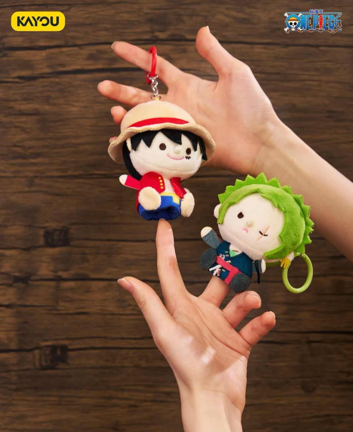 One Piece Straw Hat Pirates Finger Puppets Plush Blind Box-Single Box (Random)-Good Smile Moment-Ace Cards & Collectibles