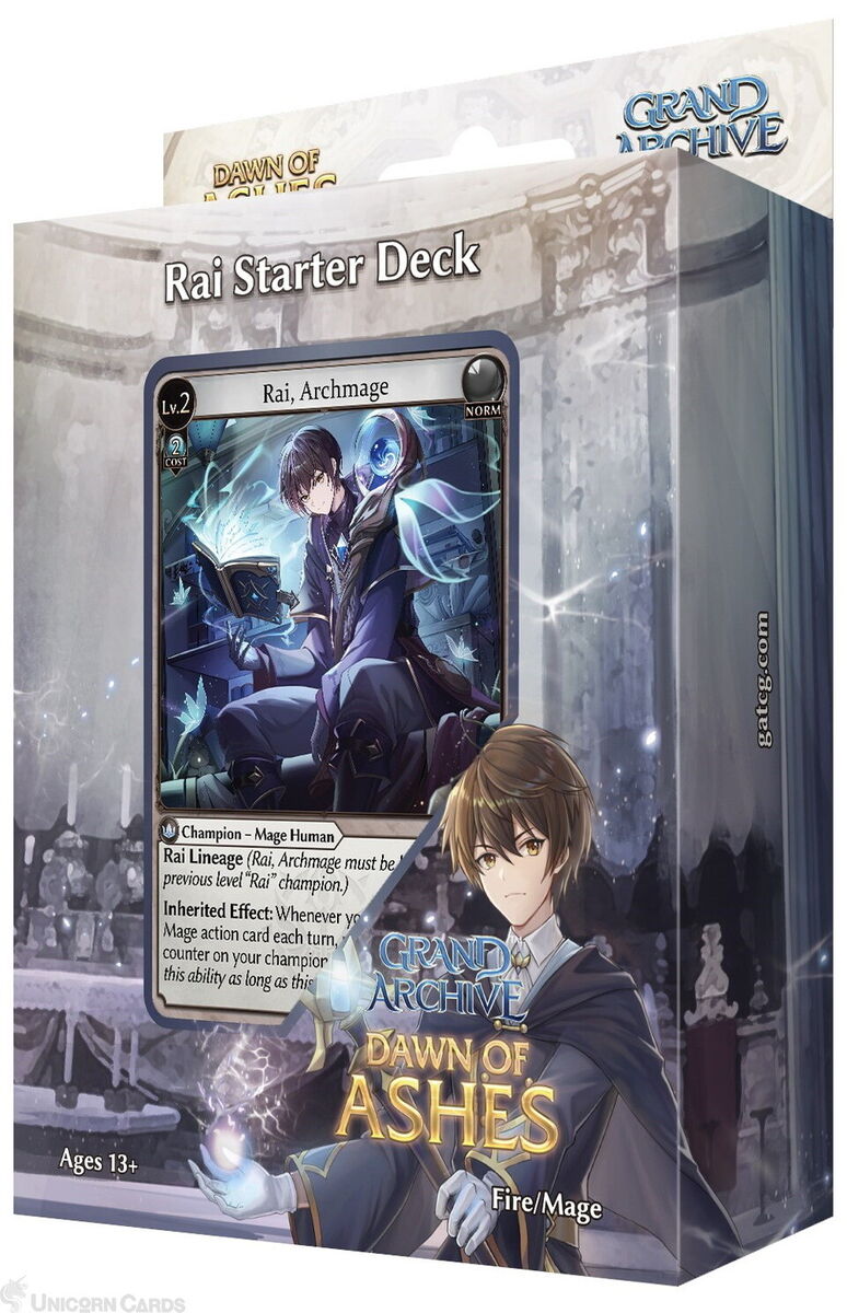 Grand Archive TCG - [DOA] Dawn of Ashes Starter Deck-Lorraine-Grand Archive-Ace Cards & Collectibles