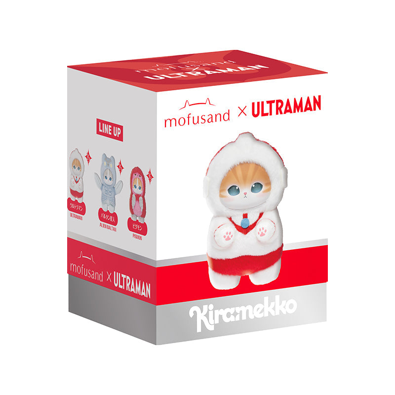 Mofusand × Ultraman Kiramekko Mascot Keychain Series Blind Box (vol.1)-Single Box (Random)-Gray Parka Services-Ace Cards & Collectibles