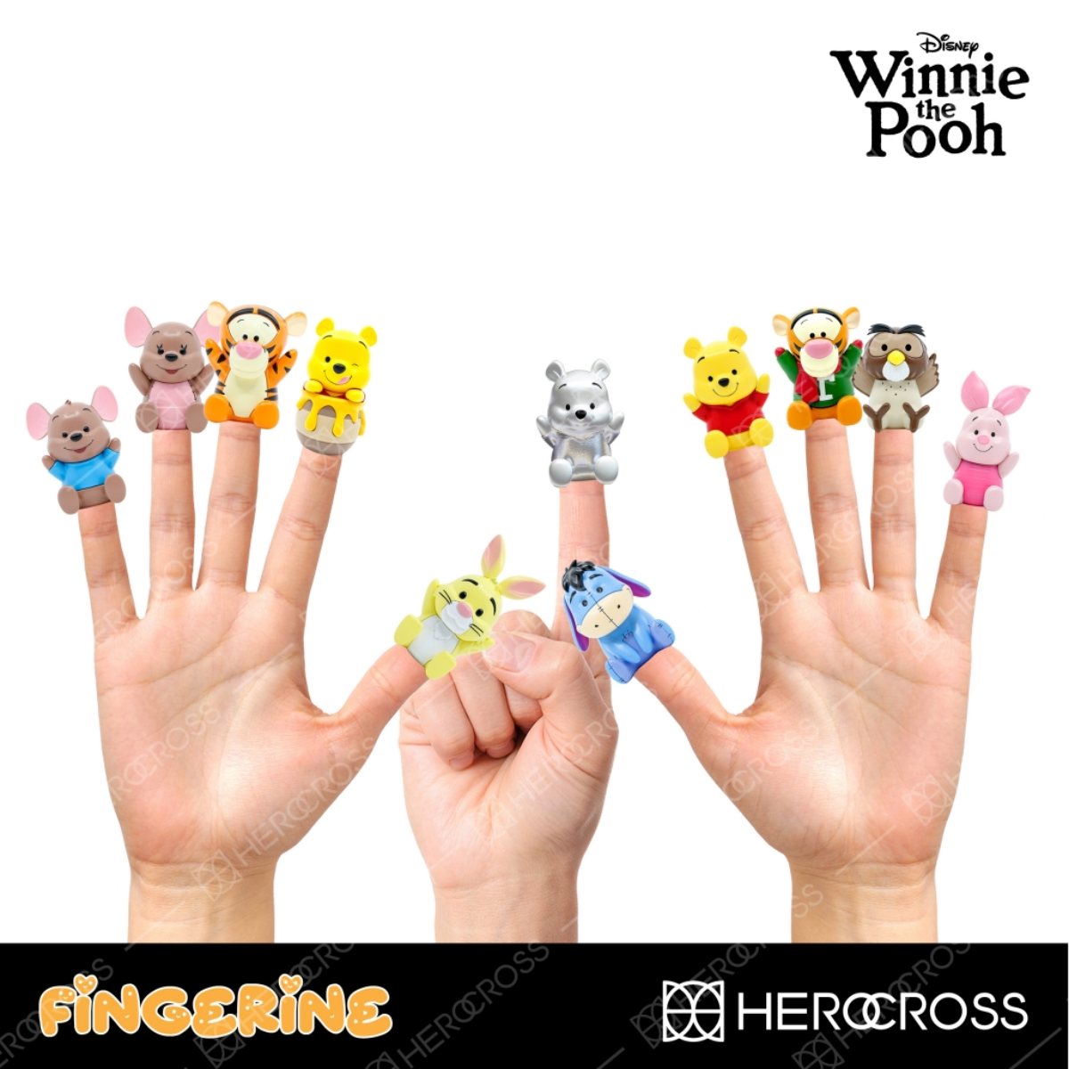 HEROCROSS x Winnie the Pooh Finger Friends-Single Box (Random)-Herocross-Ace Cards &amp; Collectibles