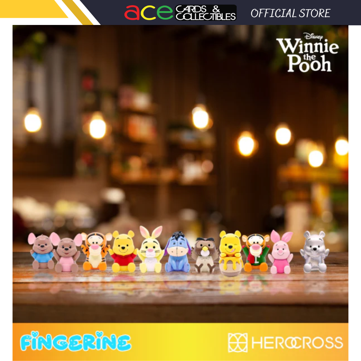 HEROCROSS x Winnie the Pooh Finger Friends-Single Box (Random)-Herocross-Ace Cards &amp; Collectibles