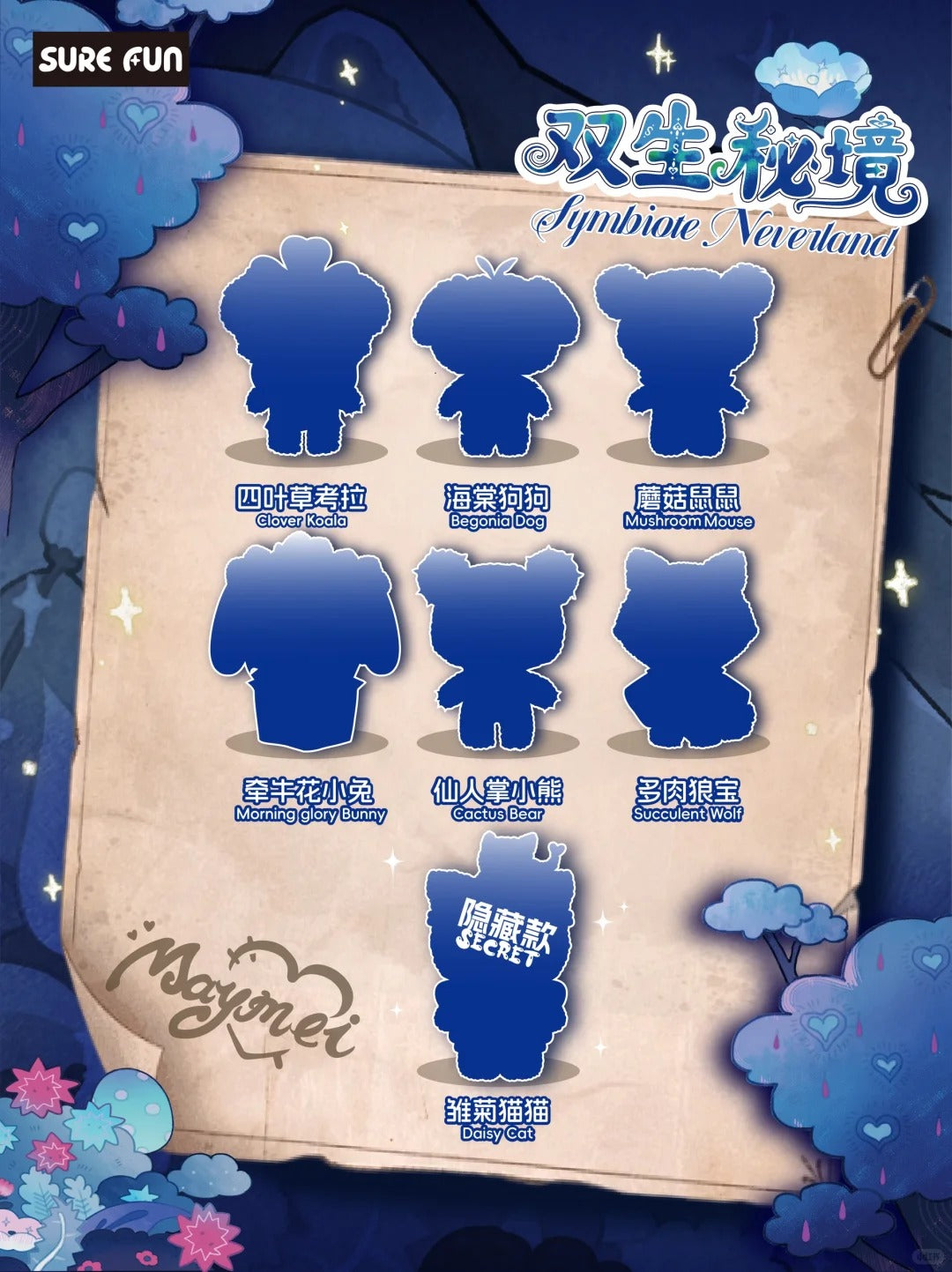 Hi Toy x MAYMEI Symbiote Neverland Plush Series-Single Box (Random)-Hi Toy-Ace Cards & Collectibles