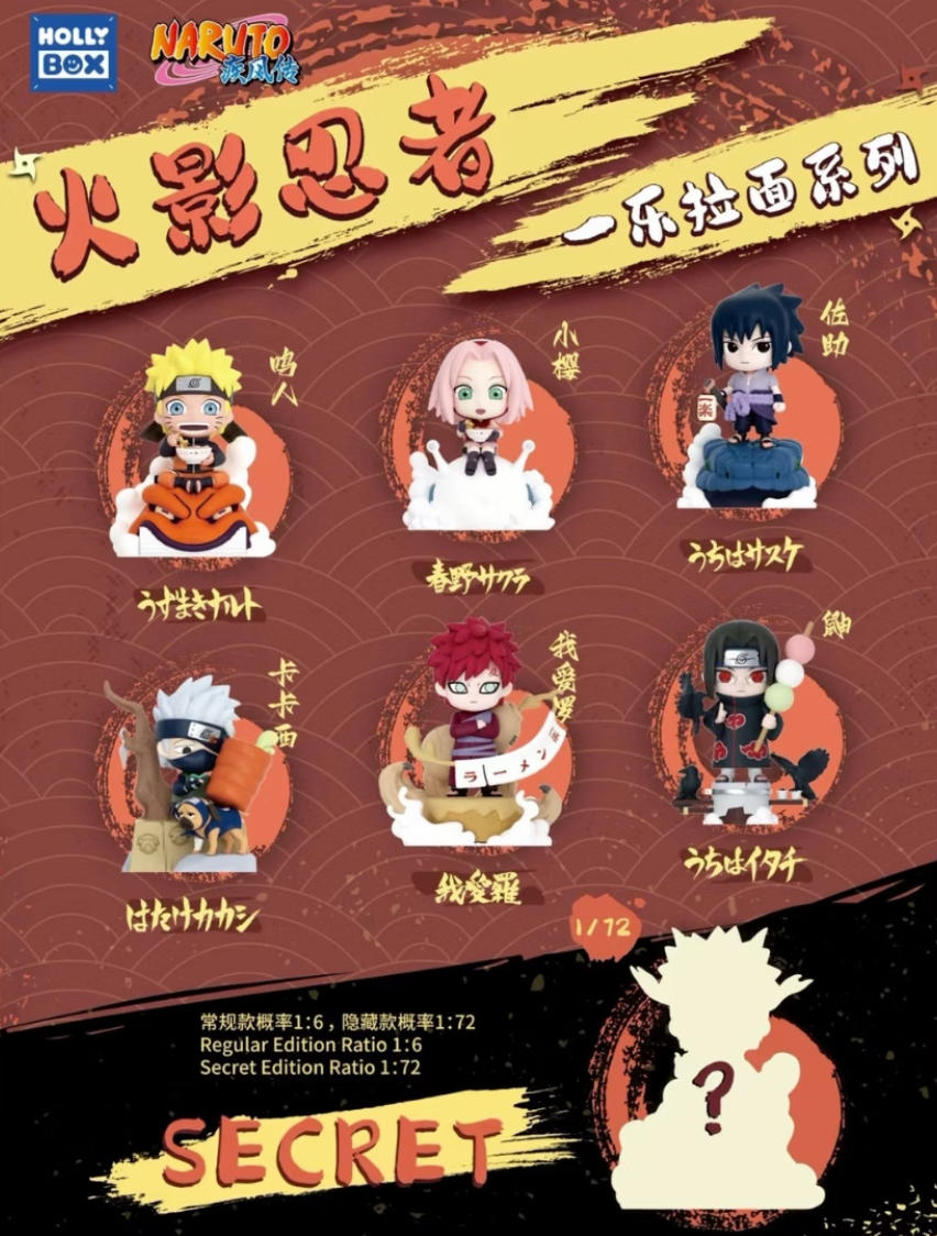 Naruto Shippuden "Ichiraku Ramen Series" Blind Box-Single Box (Random)-Holly Box-Ace Cards & Collectibles