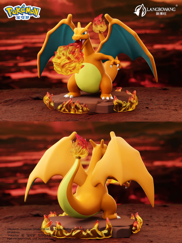 Pokemon Last Battle Moment Series Figurine-Charizard-Holly Box-Ace Cards & Collectibles