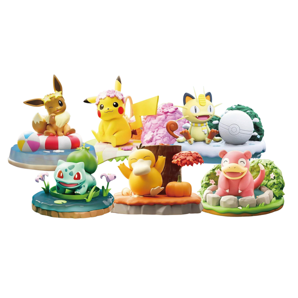 Pokemon Natural Fun Series Figurine-Slowpoke-Holly Box-Ace Cards & Collectibles