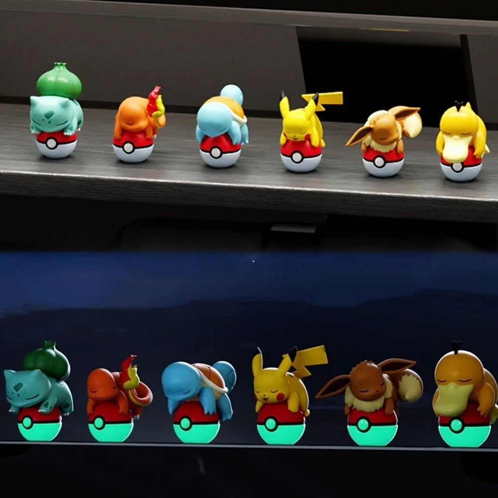 Pokemon Night Glow Luminous Anime Figure Doll-Bulbasaur-Holly Box-Ace Cards & Collectibles