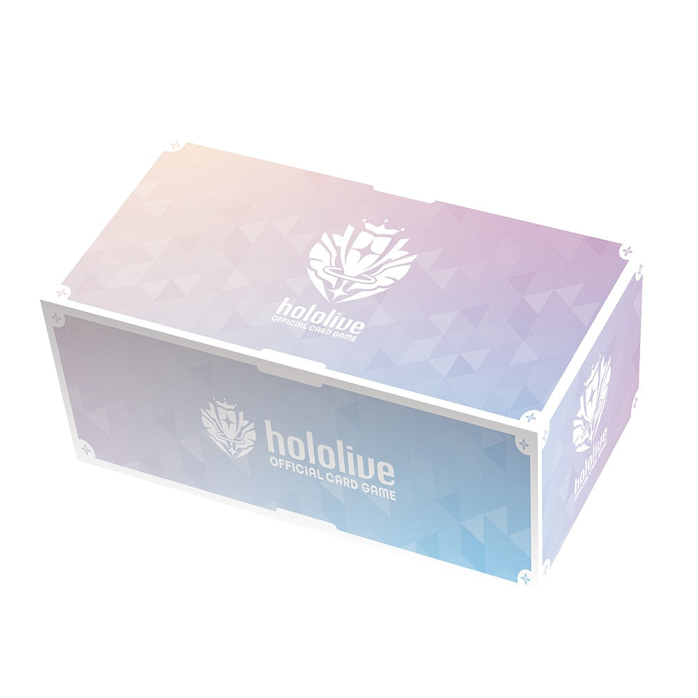Hololive Official Card Game Official Hololive Card Storage Box Brand Logo-White-Hololive Production-Ace Cards & Collectibles