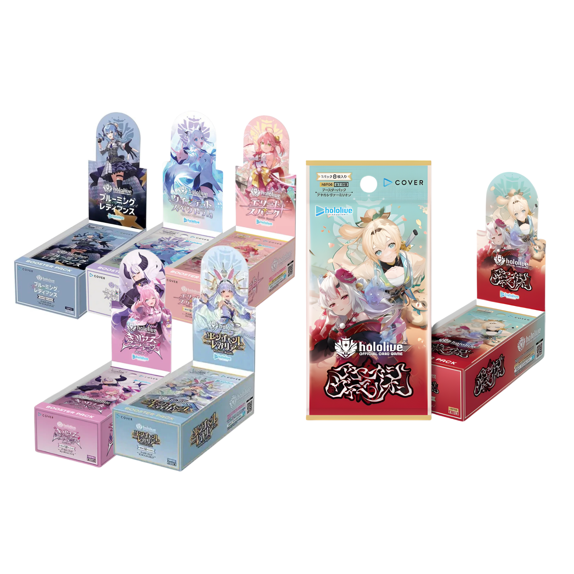 Hololive TCG : Boosters Box "Elite Sparks/Curious Universe/Enchant Regalia"-B'Box (Enchant)-Hololive Production-Ace Cards & Collectibles
