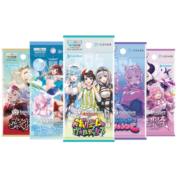 Hololive TCG : Boosters Box "Volume Vortex hBP09/Summer Hologram hEB01/Bounce Bound BP08"-B'Box (Vortex)-Hololive Production-Ace Cards & Collectibles