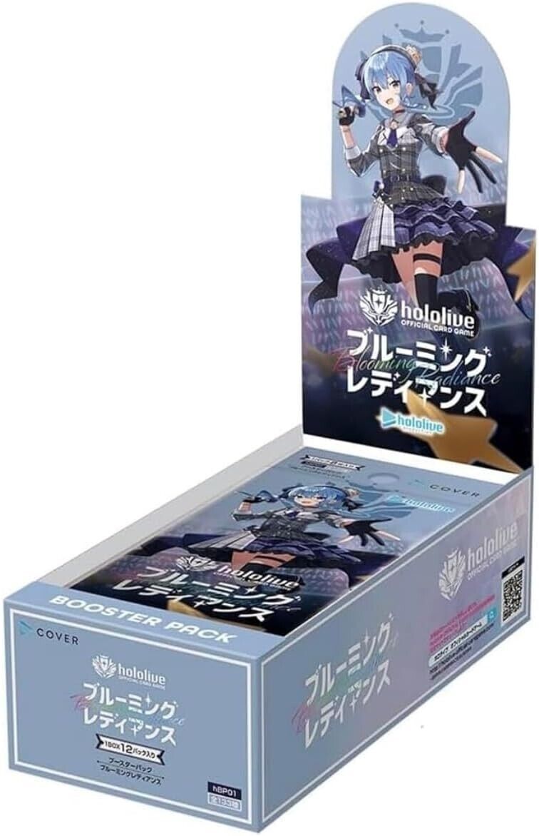 Hololive TCG : Official Card Game Booster &quot;Blooming Radiance&quot;-Booster Box (12pcs)-Hololive Production-Ace Cards &amp; Collectibles