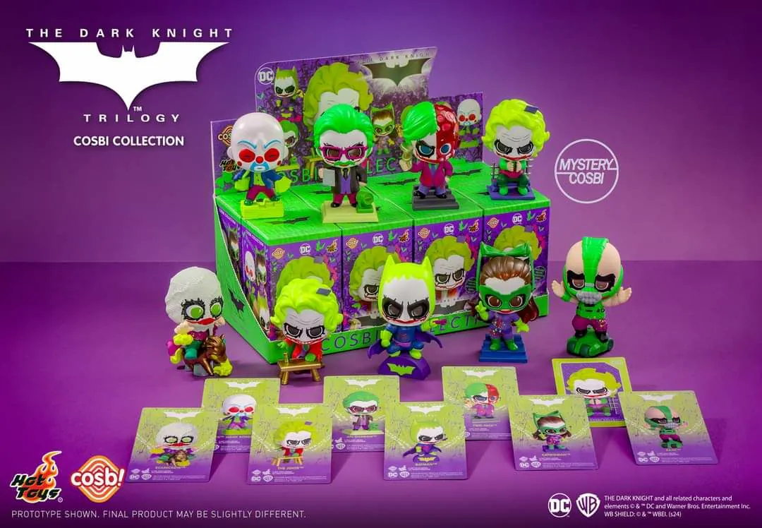 DC The Dark Knight Trilogy Jokerized Cosbi Collection-Single Box (Random)-Hot Toys-Ace Cards & Collectibles