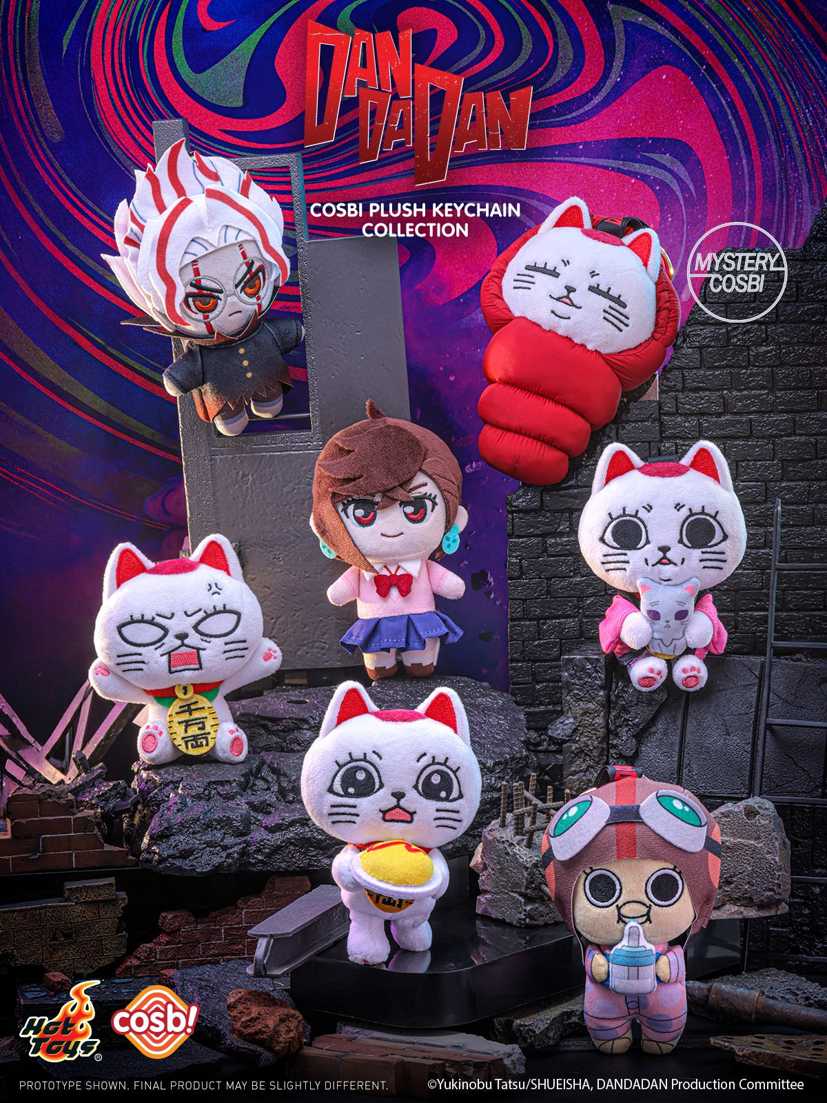 Dandadan Cosbi Plush Keychain Collection-Single Box (Random)-Hot Toys-Ace Cards & Collectibles