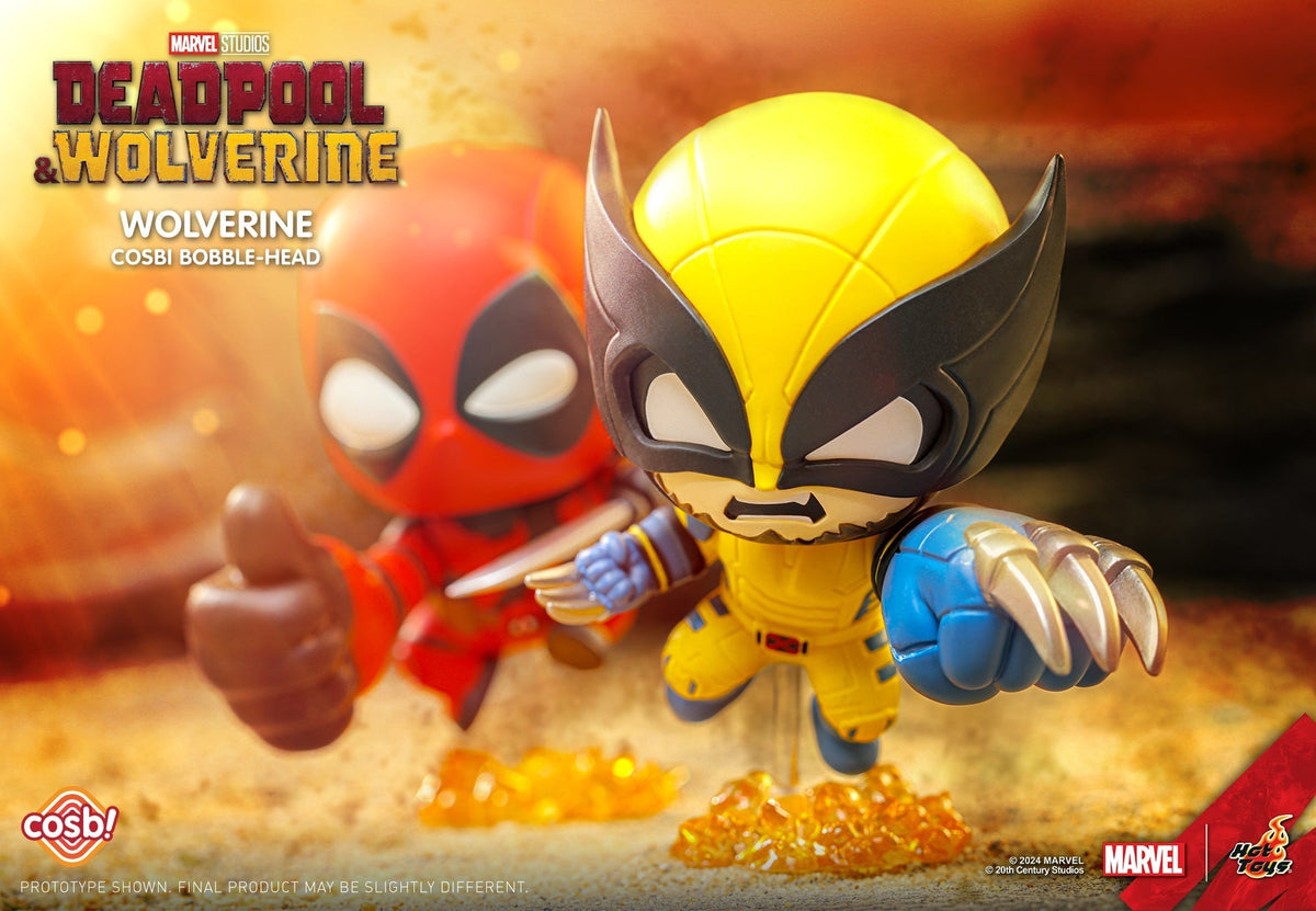 Deadpool &amp; Wolverine Cosbi Bobble Head Collection-Single Box (Random)-Hot Toys-Ace Cards &amp; Collectibles