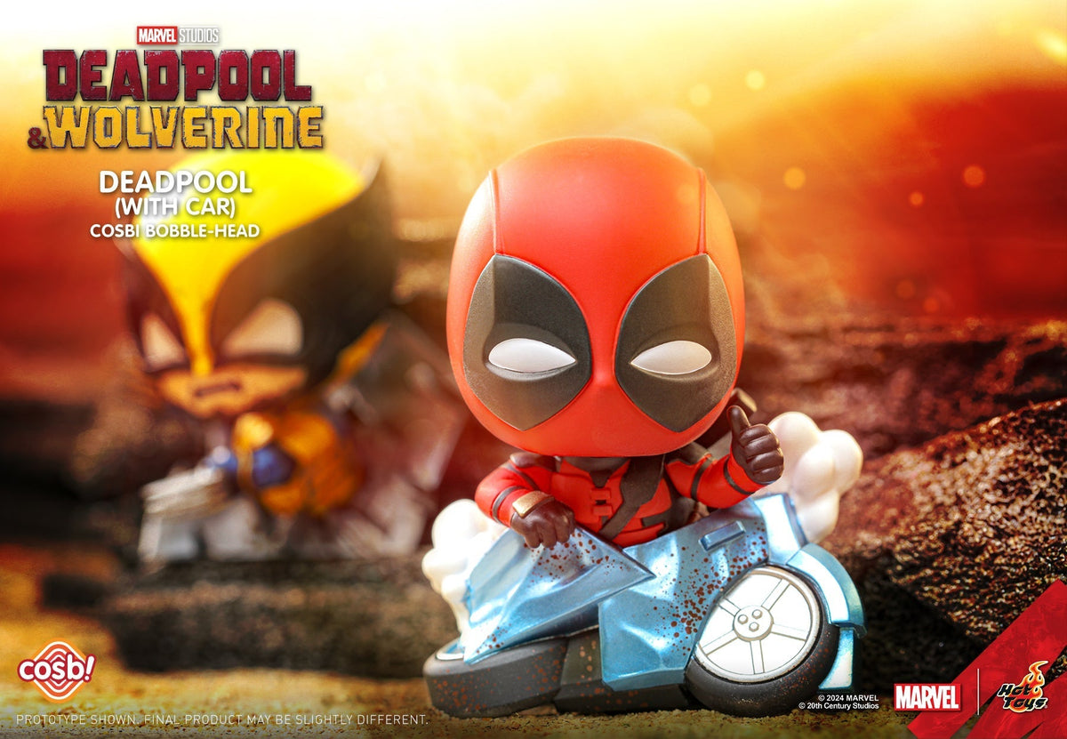 Deadpool &amp; Wolverine Cosbi Bobble Head Collection-Single Box (Random)-Hot Toys-Ace Cards &amp; Collectibles