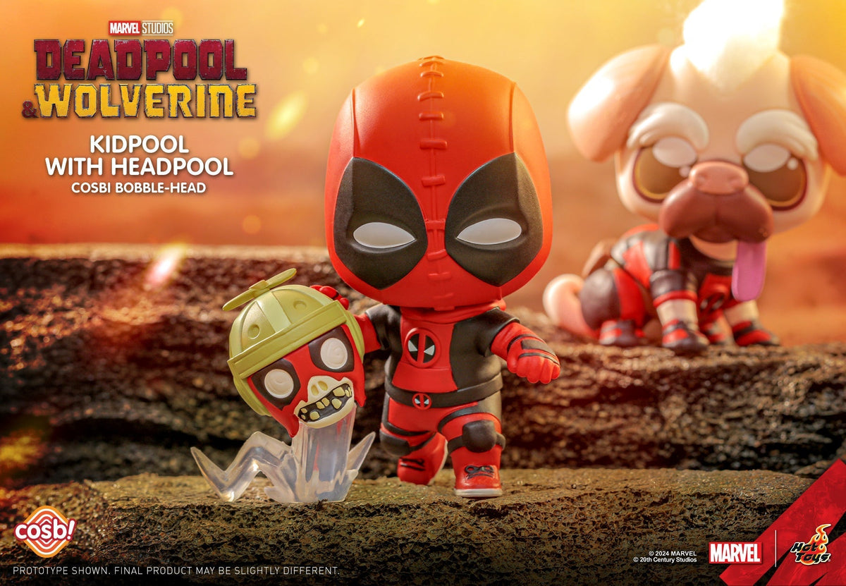 Deadpool &amp; Wolverine Cosbi Bobble Head Collection-Single Box (Random)-Hot Toys-Ace Cards &amp; Collectibles