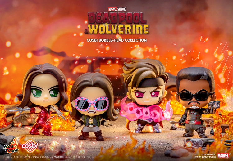 Deadpool &amp; Wolverine Cosbi Bobble-Head Collection Vol.2-Single Box-Hot Toys-Ace Cards &amp; Collectibles
