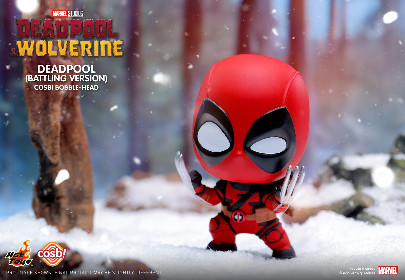 Deadpool & Wolverine Cosbi Bobble-Head Collection Vol.2-Single Box-Hot Toys-Ace Cards & Collectibles