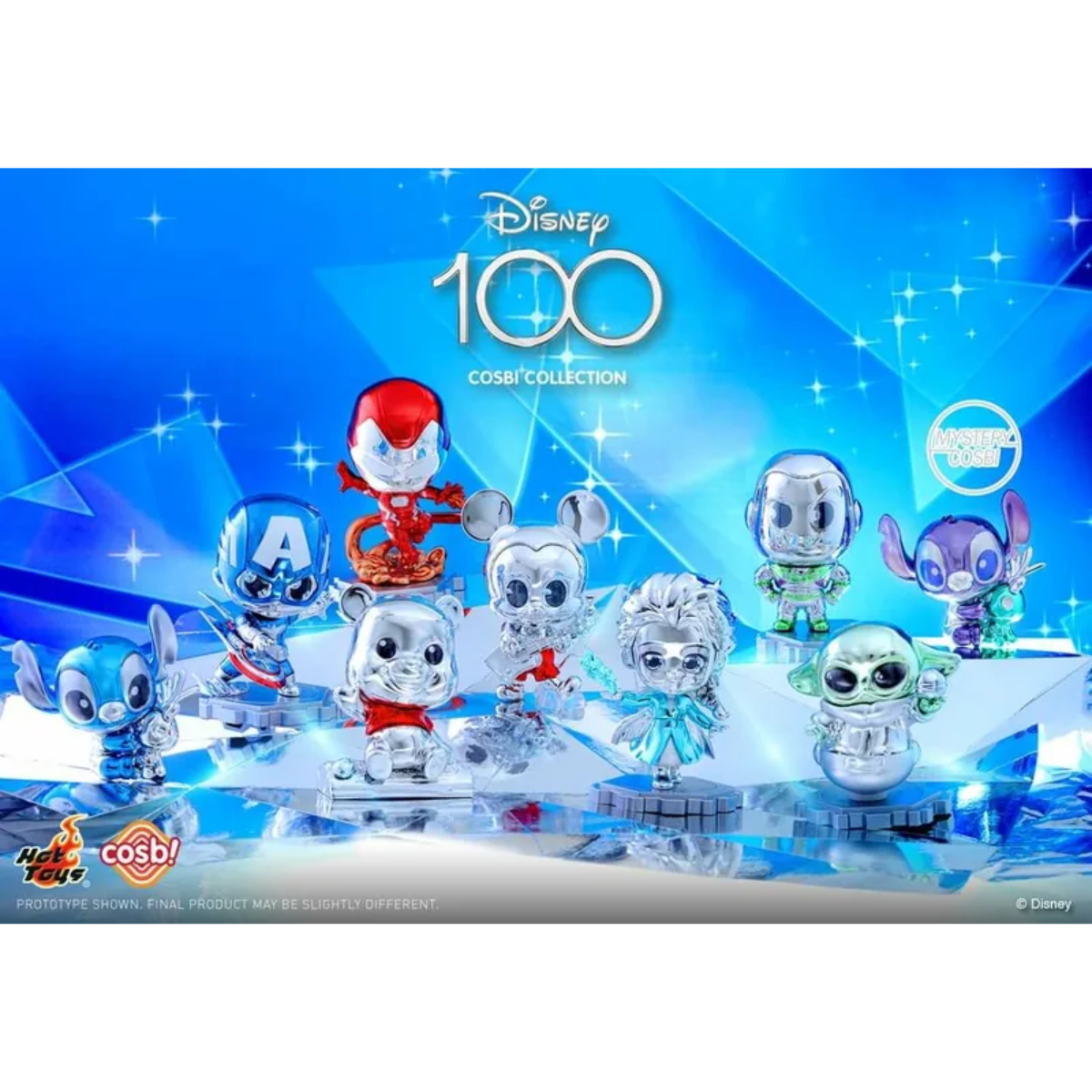 Disney 100 Platinum Color Cosbi Collection-Single Box (Random)-Hot Toys-Ace Cards &amp; Collectibles