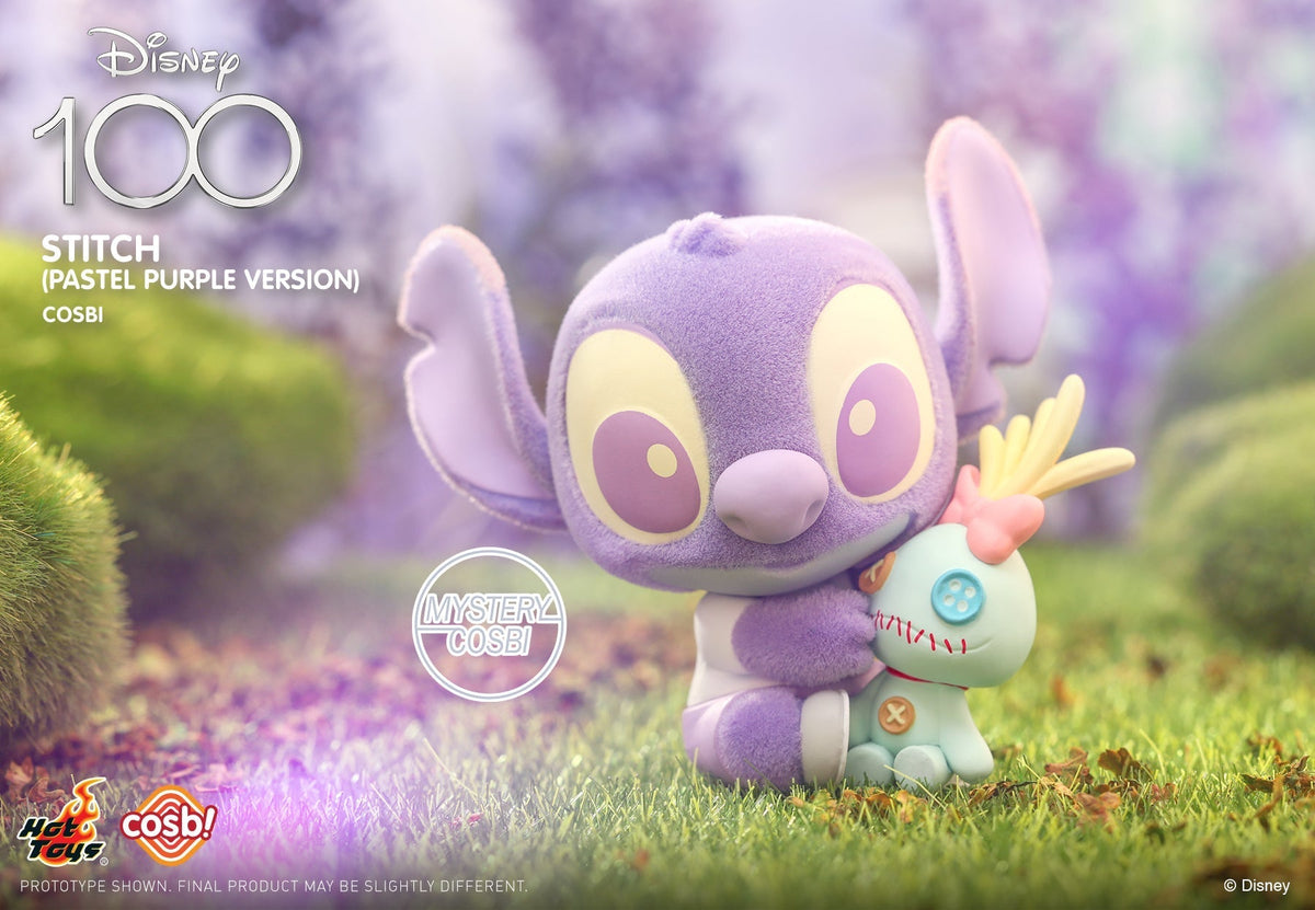 Disney 100 Stitch Cosbi Collection (Pastel Purple Version)-Single Box (Random)-Hot Toys-Ace Cards &amp; Collectibles