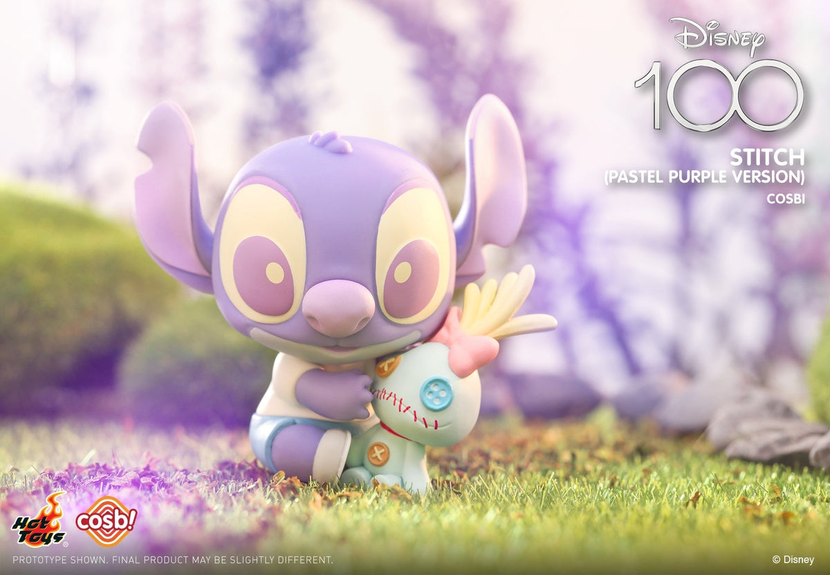 Disney 100 Stitch Cosbi Collection (Pastel Purple Version)-Single Box (Random)-Hot Toys-Ace Cards &amp; Collectibles