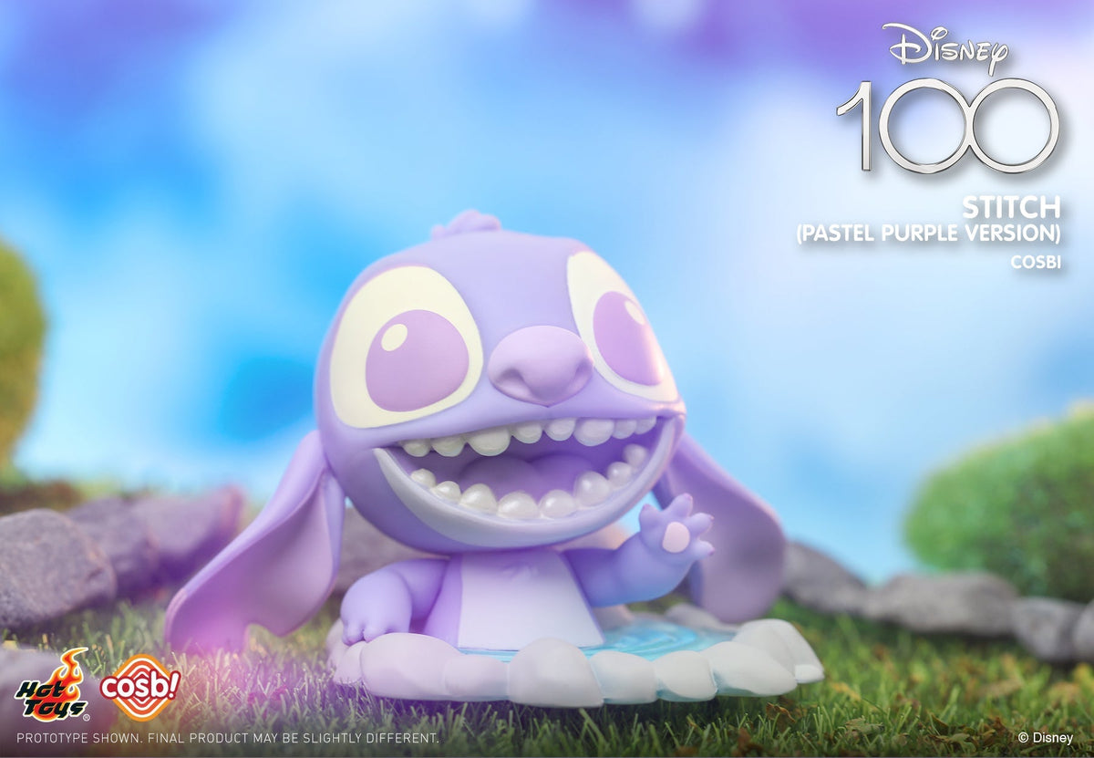 Disney 100 Stitch Cosbi Collection (Pastel Purple Version)-Single Box (Random)-Hot Toys-Ace Cards &amp; Collectibles