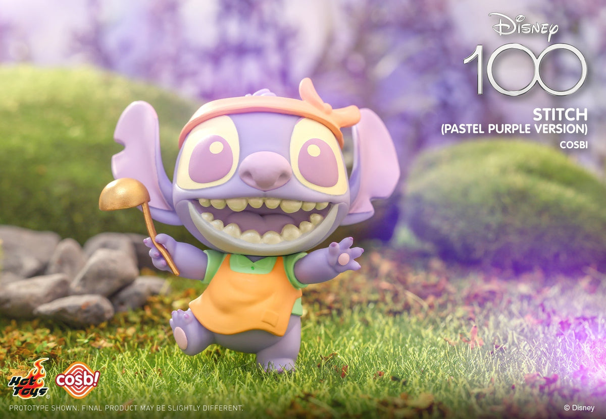 Disney 100 Stitch Cosbi Collection (Pastel Purple Version)-Single Box (Random)-Hot Toys-Ace Cards &amp; Collectibles