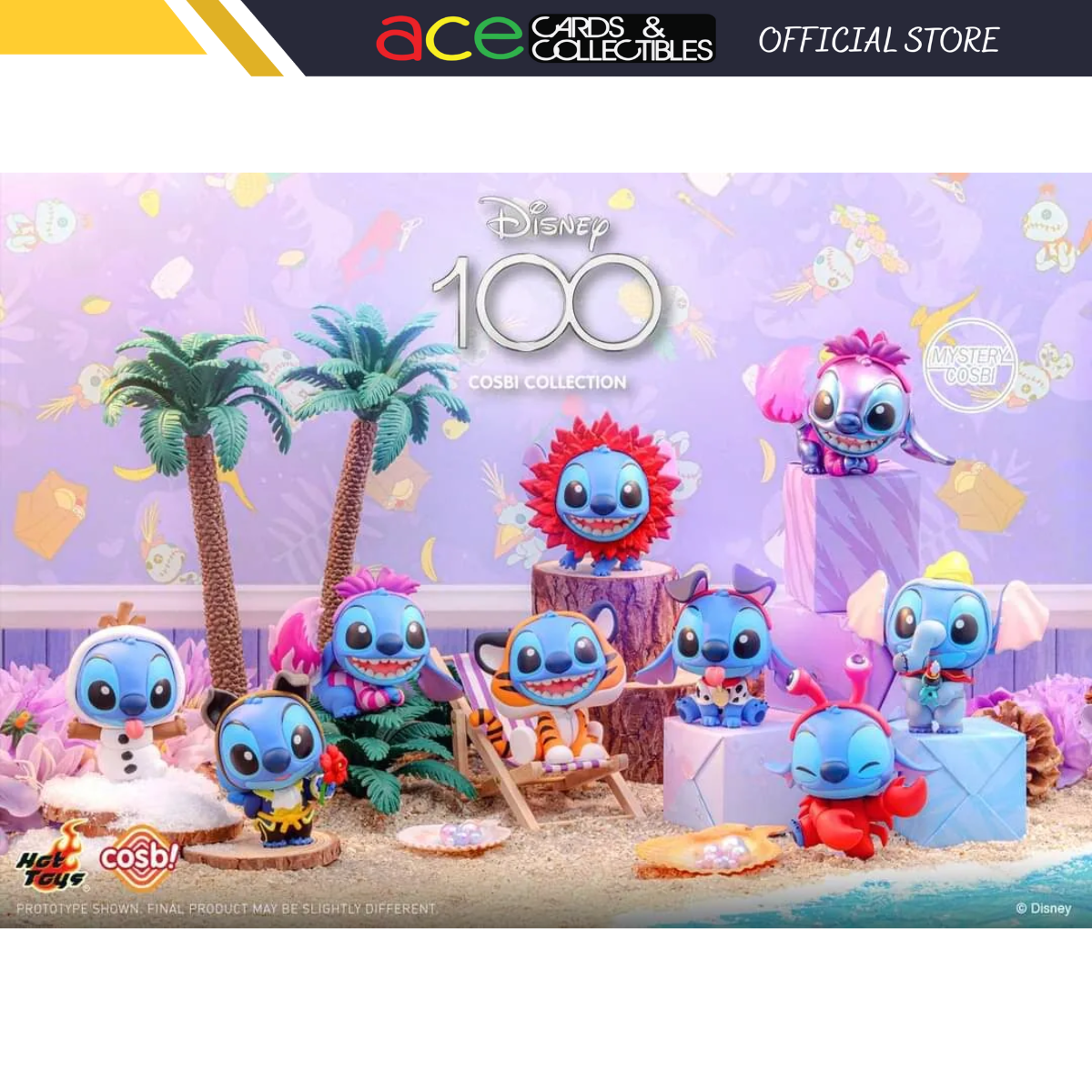 Disney 100 Stitch in Costume Cosbi Collection-Single Box (Random)-Hot Toys-Ace Cards &amp; Collectibles