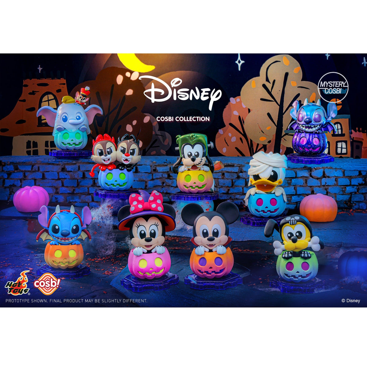 Disney Cosbi Collection - Disney Pumpkin Series-Single Box (Random)-Hot Toys-Ace Cards &amp; Collectibles