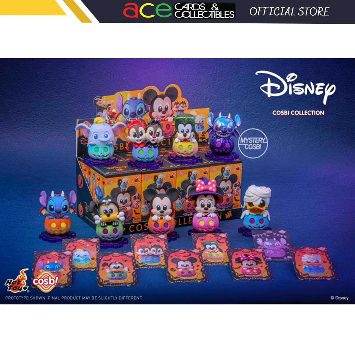 Disney Cosbi Collection - Disney Pumpkin Series-Single Box (Random)-Hot Toys-Ace Cards & Collectibles
