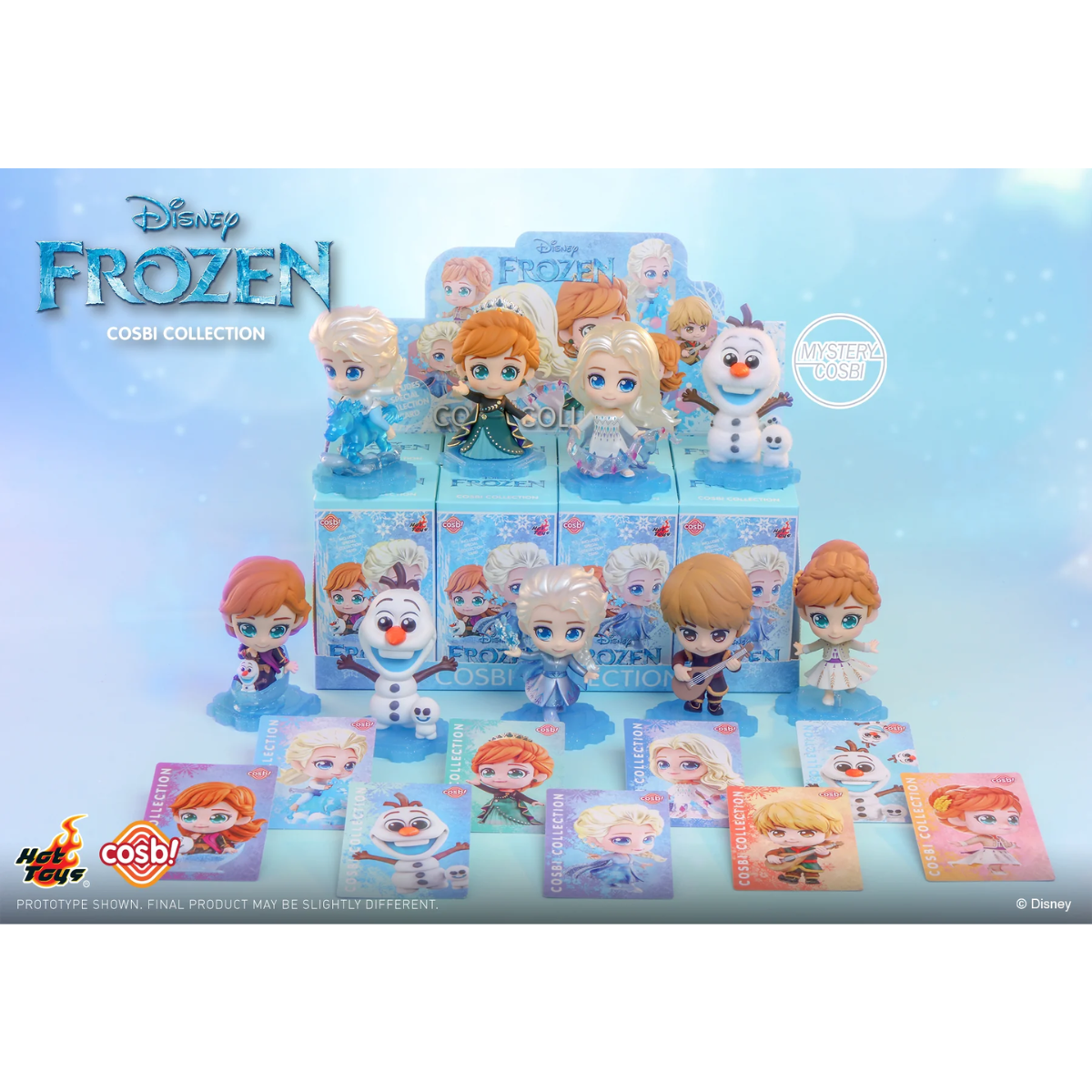 Disney Frozen Cosbi Bobble-Head Collection-Display Box (8pcs)-Hot Toys-Ace Cards &amp; Collectibles