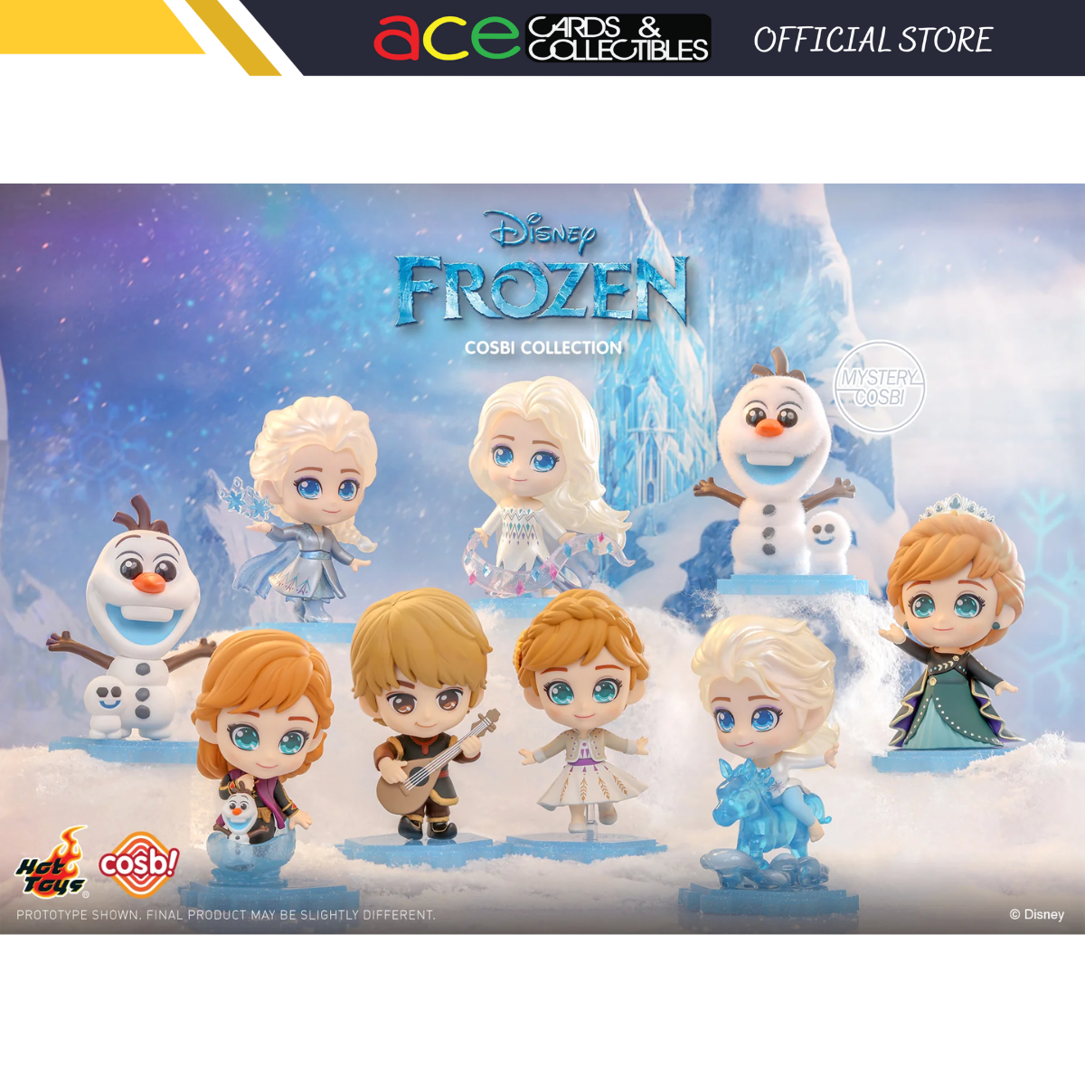 Disney Frozen Cosbi Bobble-Head Collection-Single Box (Random)-Hot Toys-Ace Cards &amp; Collectibles