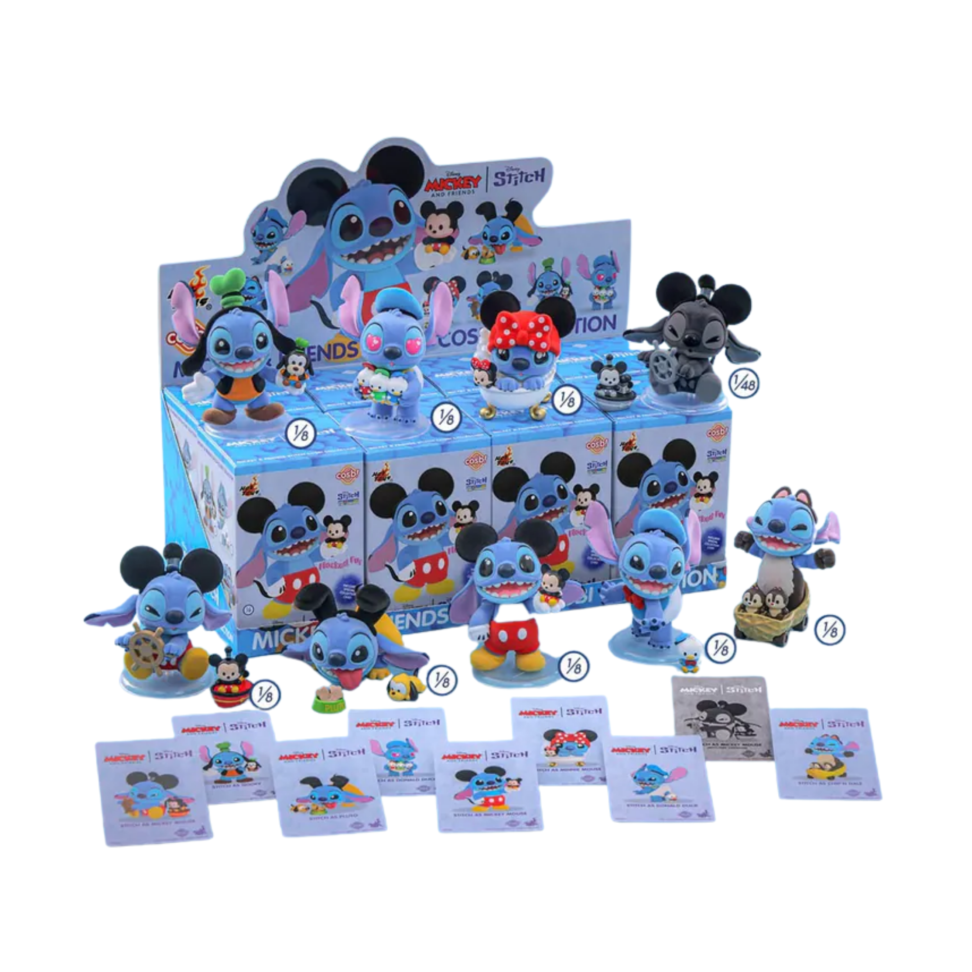 Disney Mickey and Friends Stitch Cosbi Collection-Single Box (Random)-Hot Toys-Ace Cards & Collectibles