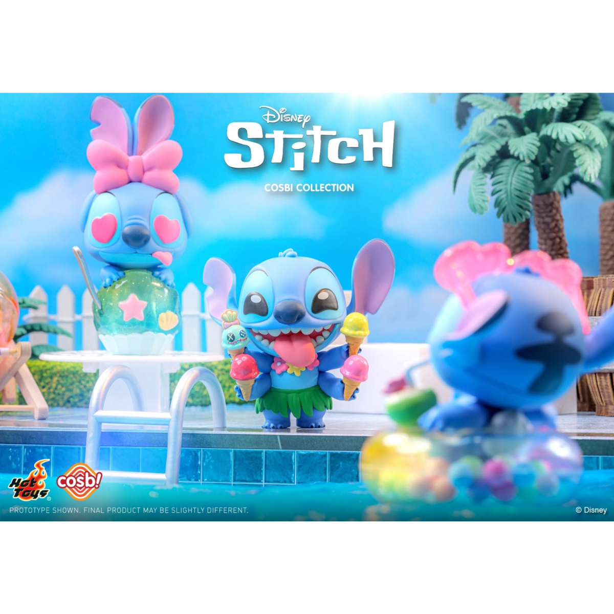 Disney Stitch Cosbi Collection - Stitch on Holiday Series-Single Box (Random)-Hot Toys-Ace Cards &amp; Collectibles