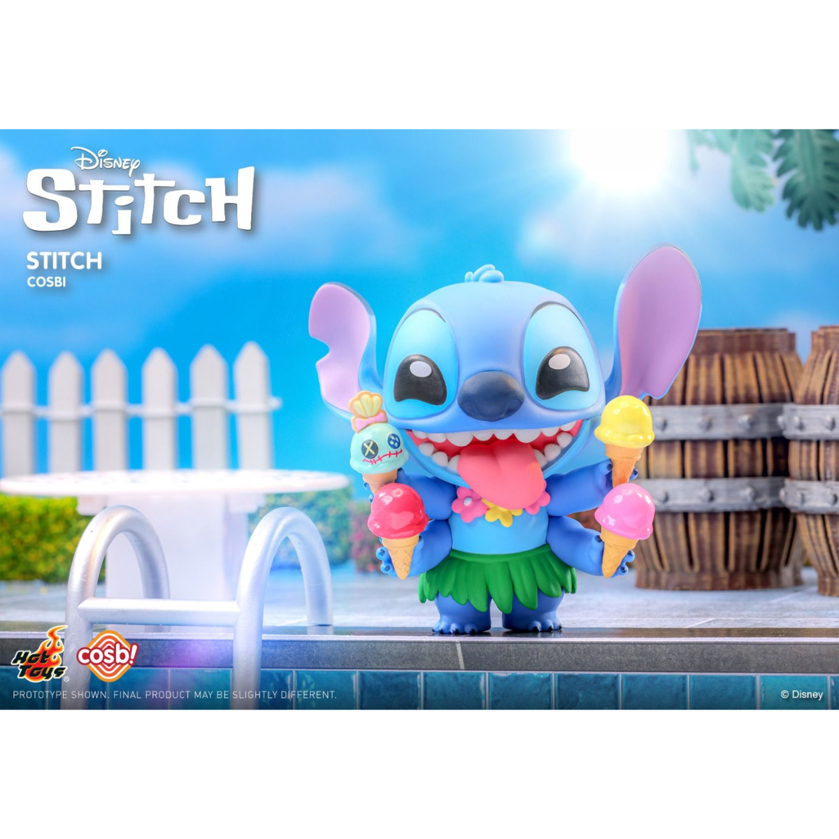 Disney Stitch Cosbi Collection - Stitch on Holiday Series-Single Box (Random)-Hot Toys-Ace Cards &amp; Collectibles