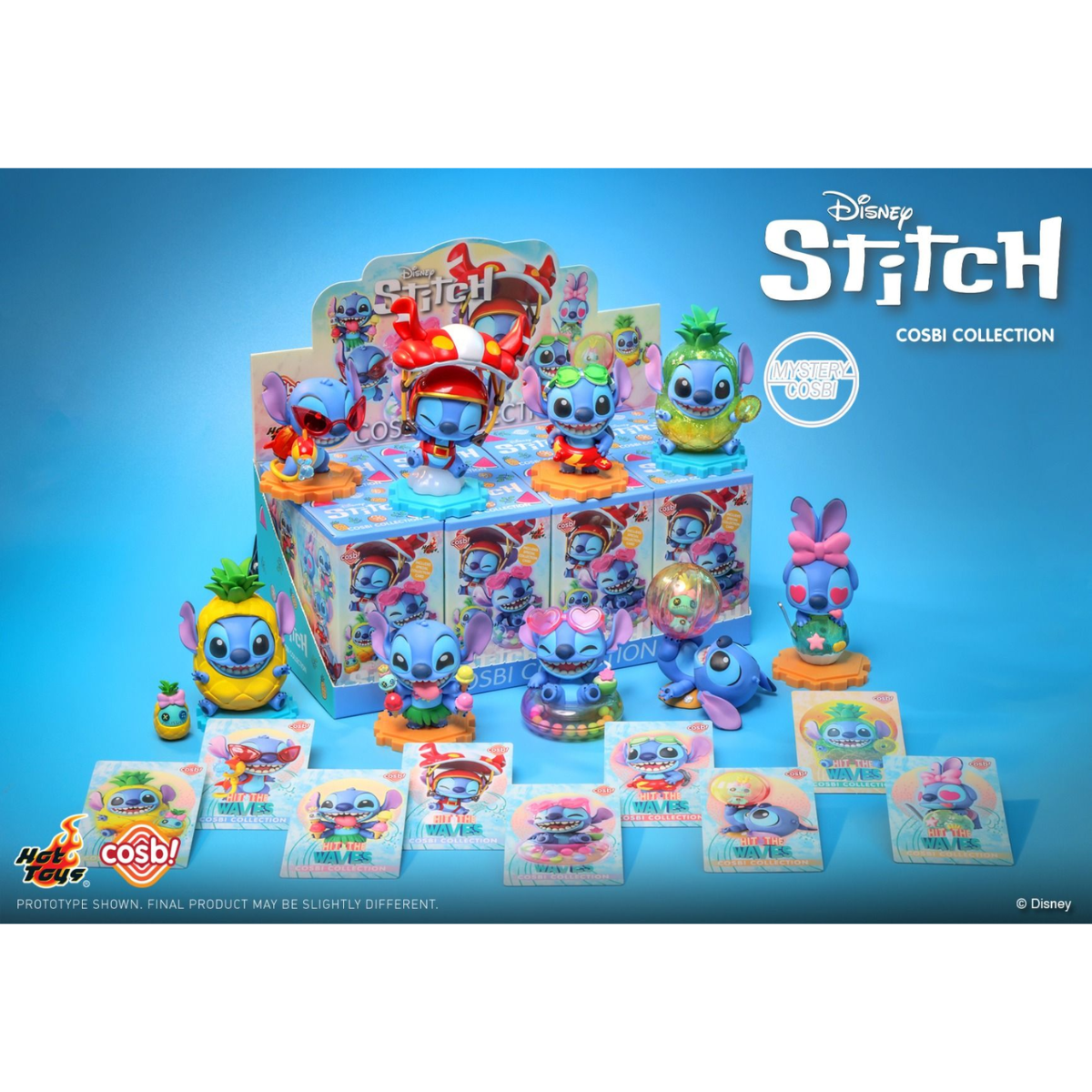 Disney Stitch Cosbi Collection - Stitch on Holiday Series-Single Box (Random)-Hot Toys-Ace Cards &amp; Collectibles