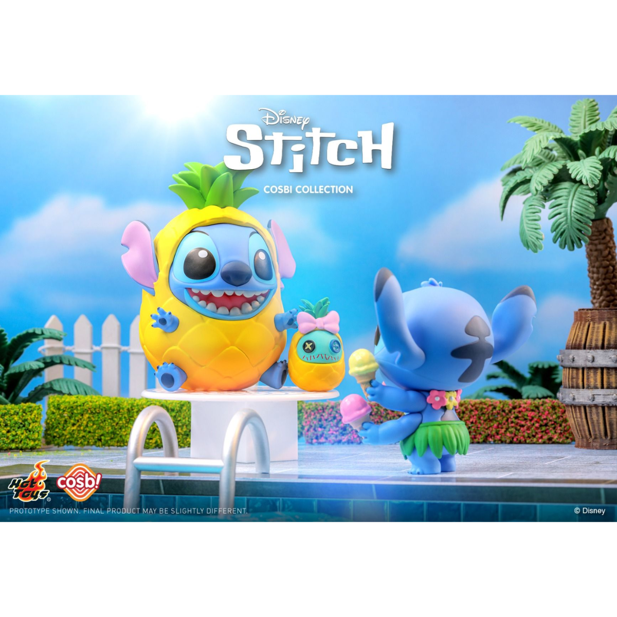 Disney Stitch Cosbi Collection - Stitch on Holiday Series-Single Box (Random)-Hot Toys-Ace Cards &amp; Collectibles