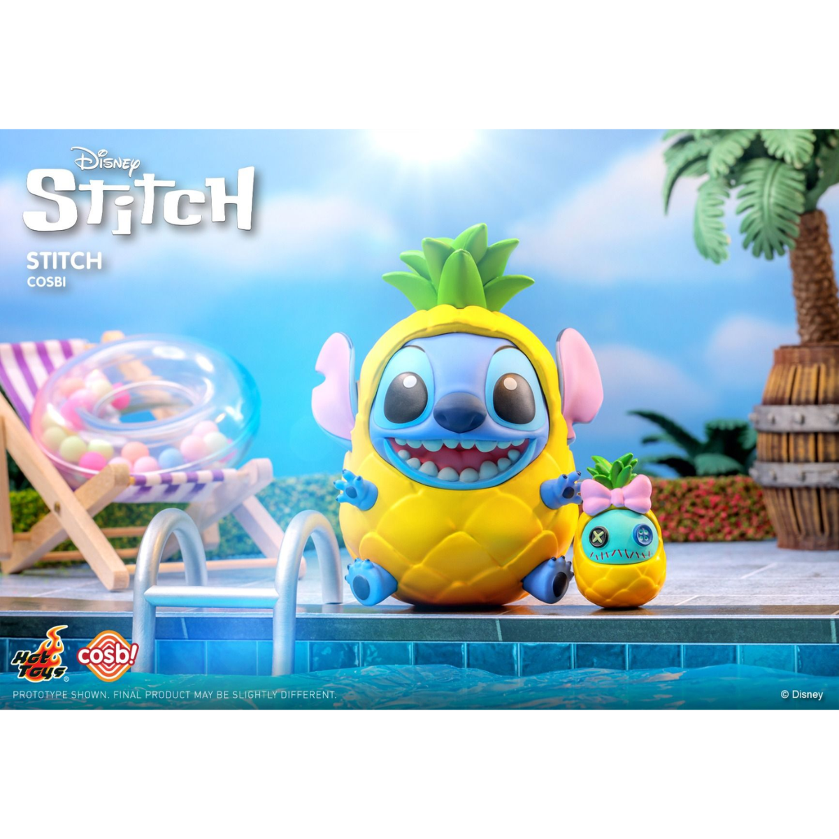 Disney Stitch Cosbi Collection - Stitch on Holiday Series-Single Box (Random)-Hot Toys-Ace Cards &amp; Collectibles