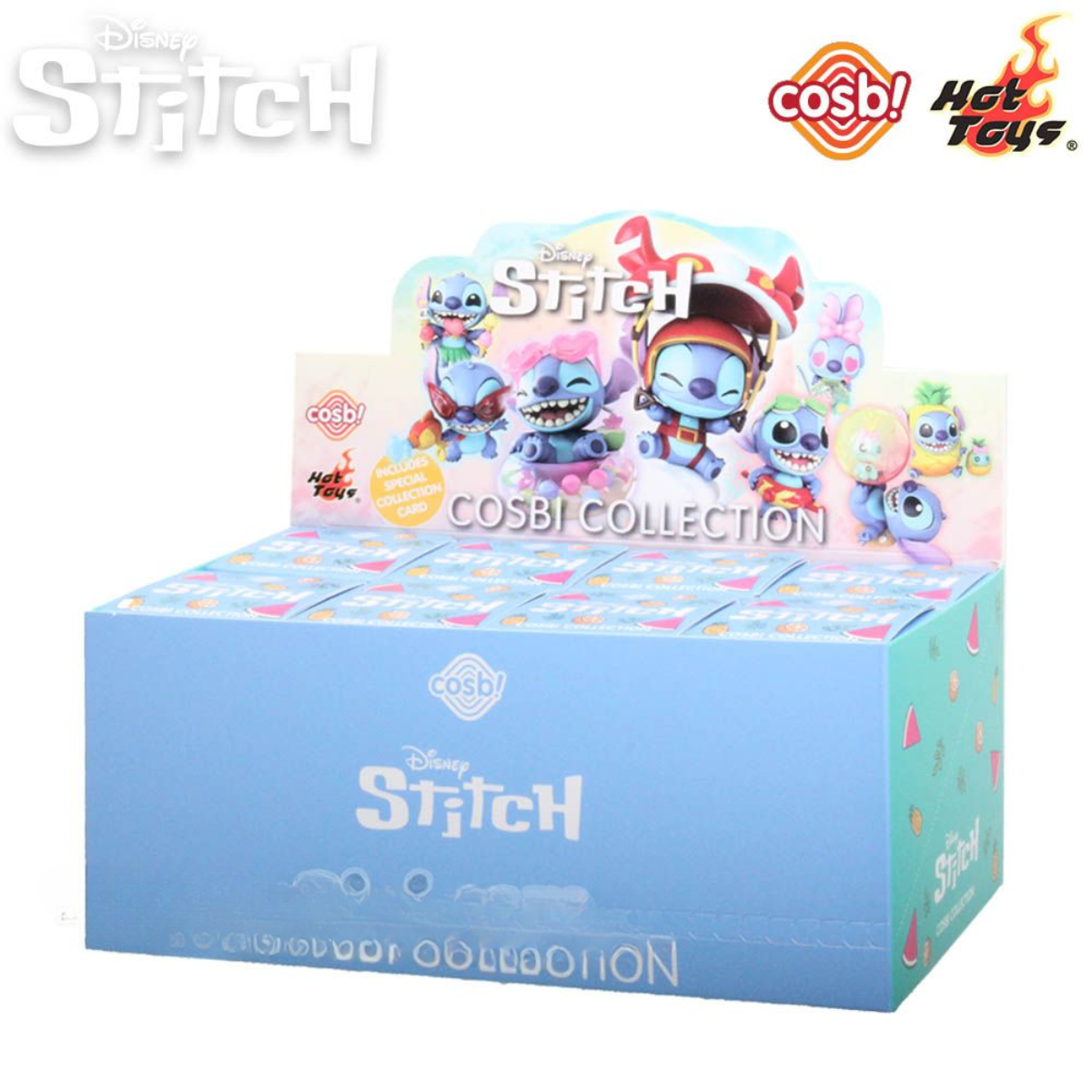 Disney Stitch Cosbi Collection - Stitch on Holiday Series-Whole Box (8pcs)-Hot Toys-Ace Cards &amp; Collectibles