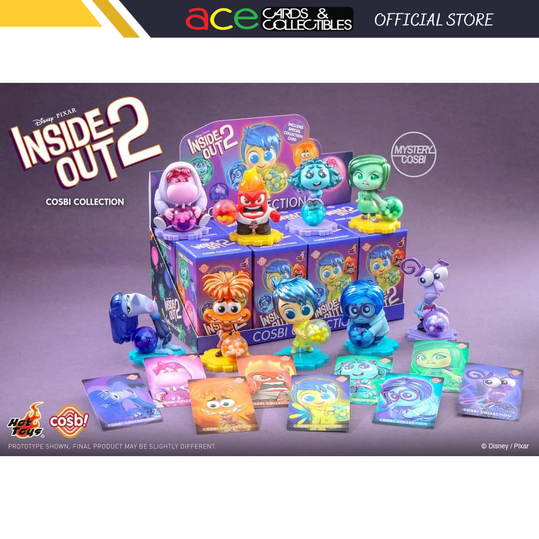 Disney and Pixar&#39;s Inside Out 2 Cosbi Collection-Display Box (8pcs)-Hot Toys-Ace Cards &amp; Collectibles