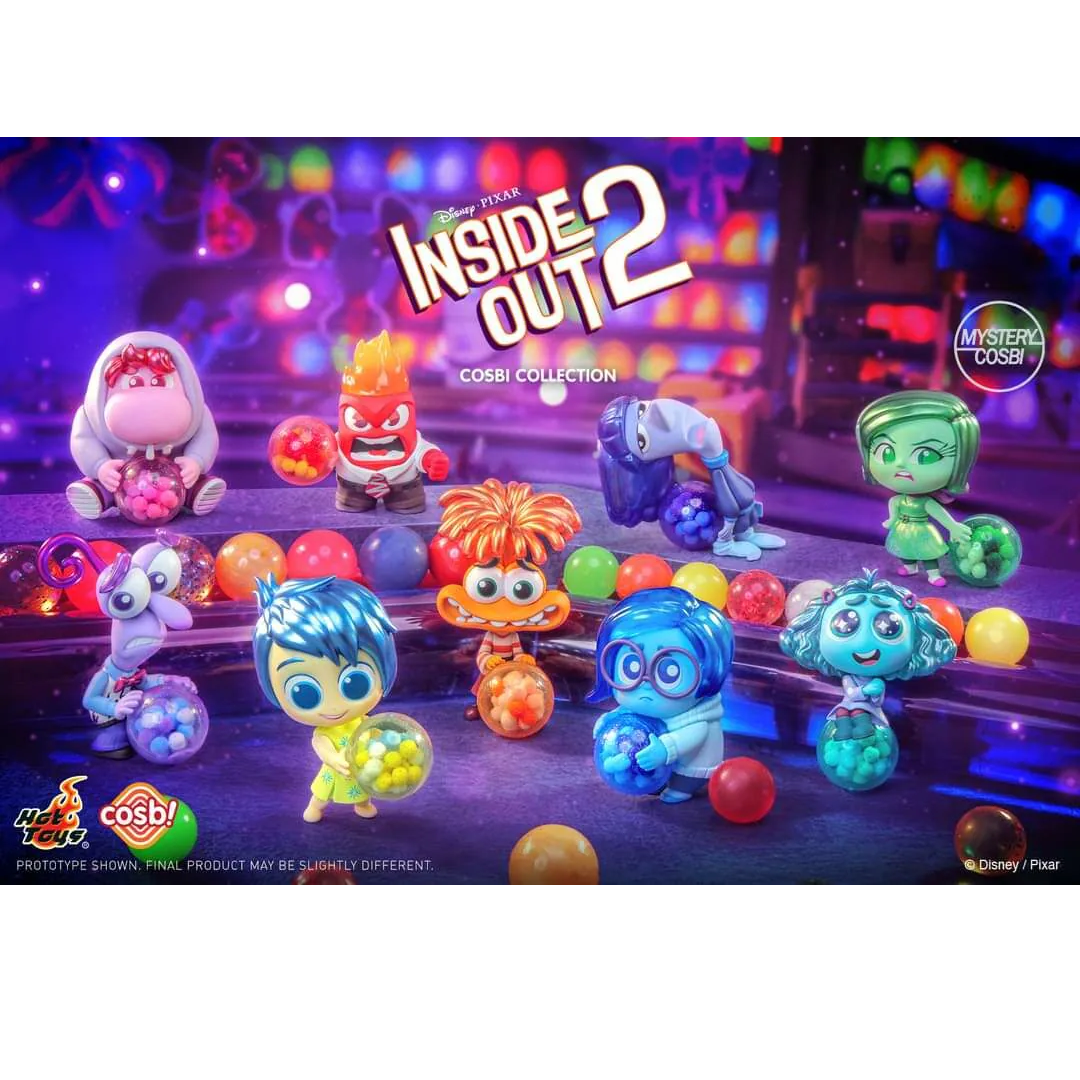 Disney and Pixar's Inside Out 2 Cosbi Collection-Single Box (Random)-Hot Toys-Ace Cards & Collectibles