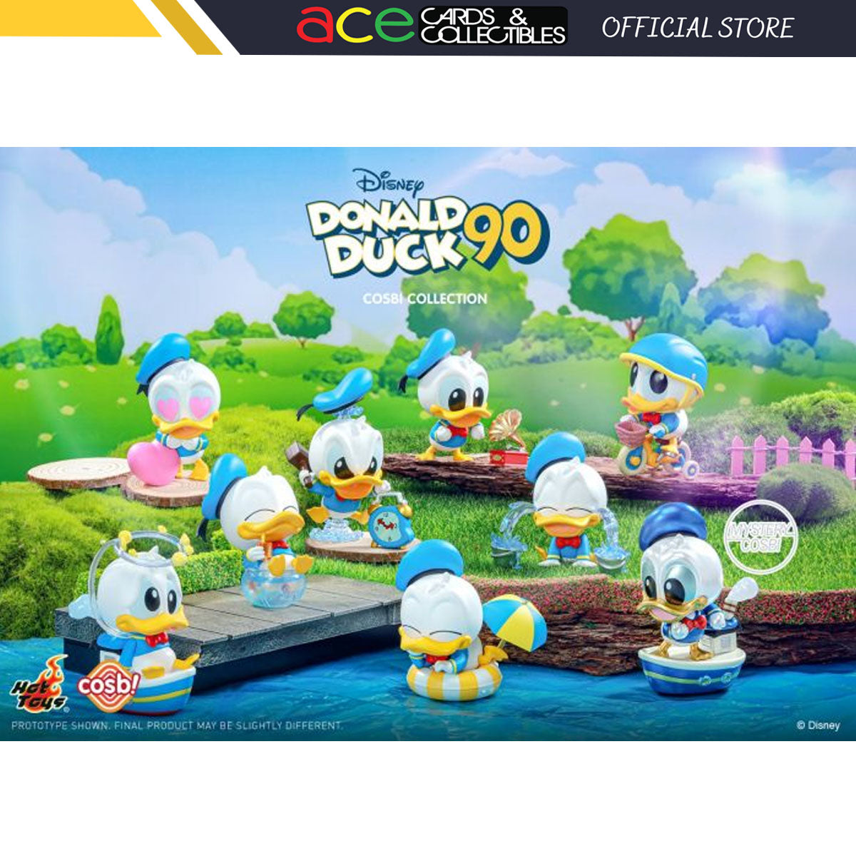 Donald Duck Cosbi Collection-Single Box (Random)-Hot Toys-Ace Cards &amp; Collectibles